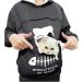 Women's Long Sleeve Cat & Dog Hoodie Sweater with Zipper - Cozy Warm Sweatshirt - Dark Gray - Buy Online on GoSupps.com