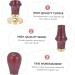 Healeved 1pc Dispensing Plate Tool Eye Shadow Pressure Stamper Blush Stamper Eyeshadow Stamper Wooden Handle 1 count (Pack of 1) Brown - Buy Online on GoSupps.com
