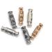 Hole Cord Lock Stopper spring buckle Cord Locks Toggles 30pcs/lot 3 Colors Metal Alloy Stoppers Toggle Cord Locks Drawstring Lock Two Holes For 4mm Cord Nickle (Gun silver 33mmx10mm) 33mmx10mm Gun Silver - Buy Online on GoSupps.com