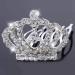 Kids Princess Crown Rhinestone Tiara Hair Comb Set - Sparkling Crystal Hair Clips for Girls, Teens, Toddlers - 2 Pcs Mini Decorations - Buy Online on GoSupps.com