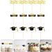 12Pcs Graduation Cake Inserts Grad Cupcake Toppers black decor 2022 graduation cupcake topper Congrats Dessert Picks graduation cupcake Toppers Wood toothpick Birthday Cake - Buy Online on GoSupps.com