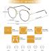 DUCO Blue Light Blocking Glasses for Women & Men - Stylish Computer Eyewear W014 in Black Gold - Protect Your Eyes - Buy Online on GoSupps.com