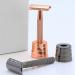 Jodial Razor for Women | Iodial Rose Gold Double-Cutting Safety Razor with 5 Platinum-Coated Blades - International Shipping Available - Buy Online on GoSupps.com
