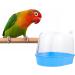 ULTECHNOVO Bird Cage Bath Tub Bird Shower Bathing Accessories Bird Bath for Parakeets Pet Toys Parakeet Cage Budgie Cage Accessories Pet Bird Bath Bird Bath Tub Small Bird Cage For Birds Blue - Buy Online on GoSupps.com