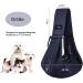 Cuby Dog & Cat Sling Carrier | Soft Cotton Travel Bag for Small Pets - Blue - Buy Online on GoSupps.com