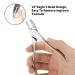 Eryu 7-Piece Stainless Steel Manicure Set for Thick Nails - Professional Fingernail and Toenail Clippers in Portable Travel Case - Ideal Gift for Adults, Seniors, Men, and Women - Brown - Buy Online on GoSupps.com