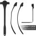 Back Razor for Men - 2 in 1 Curved Design with 46cm Long Handle & 5 Replacement Blades | Ergonomic Back Hair Remover & Body Shaver for Chest Legs & Stomach - Buy Online on GoSupps.com