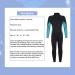 Nataly Osmann Kids 3mm Neoprene Thermal Wetsuit - Blue, Size 12 | Full Sleeve Junior Wet Suit for Water Sports and Diving - Buy Online on GoSupps.com