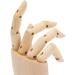 Wooden Hand Model 7 Art Mannequin Figure with Posable Fingers - Ideal for Drawing, Art Supplies & Jewelry Display - Buy Online on GoSupps.com