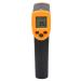 NonContact Thermometer Convenient Lightweight Handheld Temperature Meter LCD Digital HW600 Temperature Measuring Thermometer for Industry(Yellow)