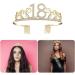 Oro 18th Birthday Crown Tiara & Birthday Sash - Silver Crystal Princess Hair Accessories for Celebrations - Buy Online on GoSupps.com