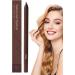 24 hour waterproof eyeliner 2in1 eyeliner and eyebrow pencil smudgeproof waterproof long lasting eyebrow pencil for daily makeup party swimming and travel Plum color - Buy Online on GoSupps.com