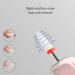 Electric Nail Grinder Manicure Pedicure Tools Electric Nail Drill Pen USB Rechargeable LED Light with 6 Heads for Salon for 2.35mm Nail Tips - Buy Online on GoSupps.com