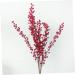 Zerodeko 7pcs Fake Red Berries Decorative Plants Plant Photography Props Flower Arrangements Home Plants Office Decoration Decor for Office Foam Fruit Plants Acacia Beans Long Branch - Buy Online on GoSupps.com
