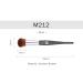 Energy Beveled Blush Brush & Foundation Brush - Perfect for Liquid Cream & Powder Makeup | M212 Black 28.5g - International Shipping Available - Buy Online on GoSupps.com