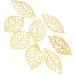 200 pcs Leaves India Hanging Leaf Headwear Tree Flatback Making Bracelet Craft for DIY Bride Silver 2*3.4cmx3pcs Goldenx3pcs - Buy Online on GoSupps.com