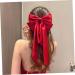 FRCOLOR Satin Ribbon Hairpin Large Cheer Hair Bows Hair Ribbon Hair Clips for Makeup Hair Bows for Teen Hair Barrettes Hair Clips Barrettes Giant Bow Metal Bow Tie Red Miss Headband - Buy Online on GoSupps.com