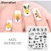 Alexnailart Nail Art Stamping Plates Image Template Nature Plant Leaf Pattern Design Stamper Nail Art DIY Print Manicure Nail Art Stencil Tools NA035 - Buy Online on GoSupps.com