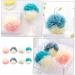 Buy Angoily 8pcs Color Matching Bath Ball Mesh Pouf & Men's Gloves - Soft Shower & Bath Scrubbers Perfect for Cleaning & Relaxation - Buy Online on GoSupps.com