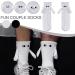 AYFFDIYI Funny 3D Doll Couple Holding Hands Socks - Black - Buy Online on GoSupps.com