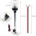 Geloo 12 Inch Boat Navigation Lights - White LED Fold Down Stern Light for Pontoon, Fishing Boat, Yacht - 360 Illumination - 3 NM Visibility - Buy Online on GoSupps.com