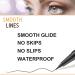 Waterproof Liquid Eyeliner Pencil with Ultra-Fine Tip - Smudge-Proof Formula for Long-Lasting Eye Makeup in Brown | Includes Hair Clips - Buy Online on GoSupps.com