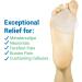 ViveSole Metatarsal Pad (4 Pack) - Forefoot Support Guard for Women and Men - Gel Insole Cushion for Flat Feet and Metatarsalgia - Buy Online on GoSupps.com