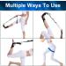 Flintronic Yoga Stretching Strap - 7 Loops Elastic Gymnastics Band for Leg Muscle Stretching TPE Tension Belt - #1 Black - Buy Online on GoSupps.com