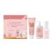 iiniim Cherry Blossom Scented Body Care Kit 3pcs Moisturizing Body Wash Cream Perfume Lightweight Non Greasy Pampering Routine One Size Pink