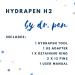 Dr Pen H2 Automatic Serum Applicator Home Kit - 2 x 12 PIN 0.25mm Cartridges - Buy Online on GoSupps.com