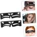 Balacoo 2pcs Eyebrow Ruler Eyebrow Stencil Makeup Gadgets Mini Eyebrow Auxiliary Ruler Make up Eyebrow Card - Buy Online on GoSupps.com