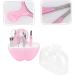 Healeved Fingernail Trimmer Tools Mirrors 8 in 1 Nail File Stainless Steel Nail Clipper Kit Fingernail File Nail Kit Camping Accessory Mirroraid The Mirror Pink Tool Kit Manicure medium Pink - Buy Online on GoSupps.com