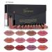 Allbesta 12 Colors Velvet Nude Lipgloss Set - Waterproof Matte Liquid Lipstick Kit | Long Lasting Makeup | International Shipping - Buy Online on GoSupps.com