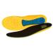 MEGAComfort MEGASole Anti-Fatigue Insoles  Original Dual Layer 100% Memory Foam with Gel  Women's Size 5-6-7  Yellow  Blue