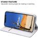 Luxury Glitter Bling PU Leather Wallet Case for iPhone XS/X - Silver Magnetic Folio Flip Cover - Buy Online on GoSupps.com