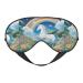 A Unicorns Unisex Elastic Adjustable Buckle Design Blackout Sleep Eye Mask for Home Travel Yoga Office Nap
