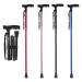 BigAlex Folding Cane,Adjustable Collapsible Cane,Foldable Walking Cane for Men,Women,Lightweight,Adjustable,Portable Hand Walking Stick - Balancing Mobility Aid - Sleek, Comfortable T Handles (Black)