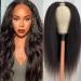 UNICE Kinky Straight V Part Human Hair Wig 18 Inch - Natural Color, Beginner Friendly, 150% Density - Buy Online on GoSupps.com