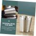 Buy Beavorty Beerbecher Tools for Men - Metal Shaving Brush & Razor Accessories | 7.1x7cm Silver Container - Buy Online on GoSupps.com