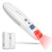 Derma Roller Microneedle Roller for Hair Growth & Face 0.25mm Micro Needling Roller 540 Titanium Microneedling 2 LED Lights with Microvibrations Care Skincare Tools for Man Women