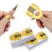 AHIER Nail Forms, 500PCS Acrylic Nail Forms, Gold Horseshoe Nail Extension Tips, Nail Forms for Acrylic Nails, Acrylic Nail/UV Gel Nail Extension Forms Guide Stickers Tower 500p