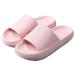 Sliders Cloud Slippers Women Men Non-Slip Mens Womens Slippers Cloud Sliders Soft Flip Flops with Thick Sole for Shower Bathroom Pool Beach 5.5 UK Pink