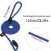 Jinlaili 3Pack Nylon Dog Slip Lead Adjustable Loop Training Dog Leash Dog Training Lead Pet Leash Rope Collar Slip Lead for Small and Medium Dog (Blue red Black) - Buy Online on GoSupps.com