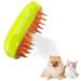 Steamy Cat Brush 3 In1 Cat Steam Brush Pet Hair Cleaner Brush Self Cleaning Steam Brush Cat Steamer Brush Massage Cat Hair Brush for Removing Tangled Loosse Hair for Home (A)