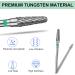 C12rtive Cone Shape Tungsten Steel Bit Nail Drill Bit for Acrylic Gel Nails Dual Nail Form Remove 3/32 Inch Nail Bit for E-File Nail Drill(Coarse) - Buy Online on GoSupps.com