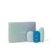 HAAN - Gift pack Tiny Aguamarina - Hand cleaner 30 ml hand cream 50 ml toothpaste 55 ml - Refillable containers