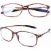 DOOViC Blue Light Filter Computer Reading Glasses TR259-C for Unisex | 9 Colors C5 Brown Tortoiseshell 1.75x Magnification - Buy Online on GoSupps.com