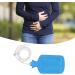 Natudeco Silicone Enema Bag Set - Portable Intestinal Cleaning Tool for Digestive Health & Detox - Blue - Buy Online on GoSupps.com