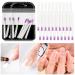 MSRUIOO Fiberglass Nail Extension Gel Kit - Builder Gel with Magical Silk Fiberglass for Quick Nail Extensions - Includes Nail File, Tweezers, Scissors, and Forms for Nail Art - Buy Online on GoSupps.com