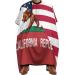 American and California State Flag Professional Hair Cutting Cape Apron Salon Haircut Barber Hairdressing with Snap Closure